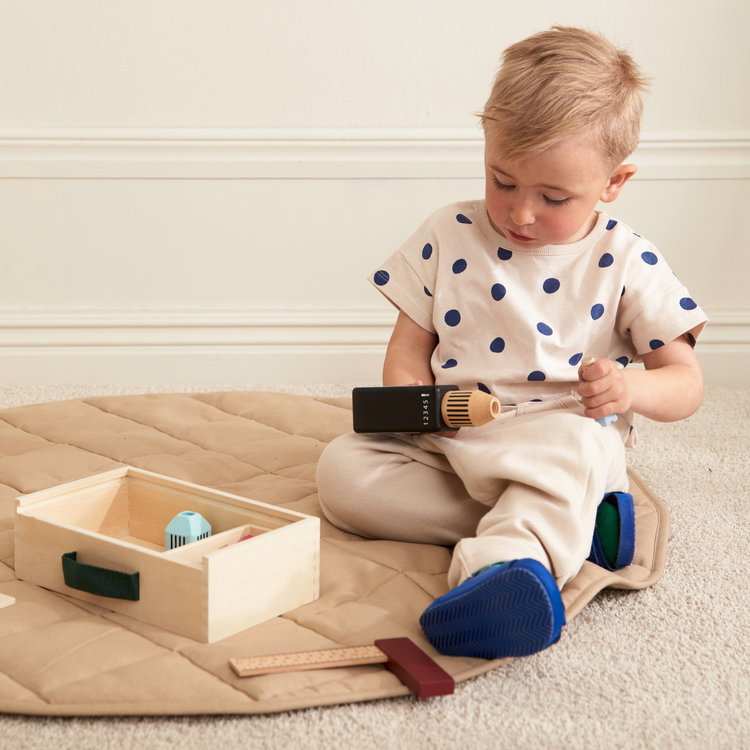 Дървен комплект Куфар с инструменти