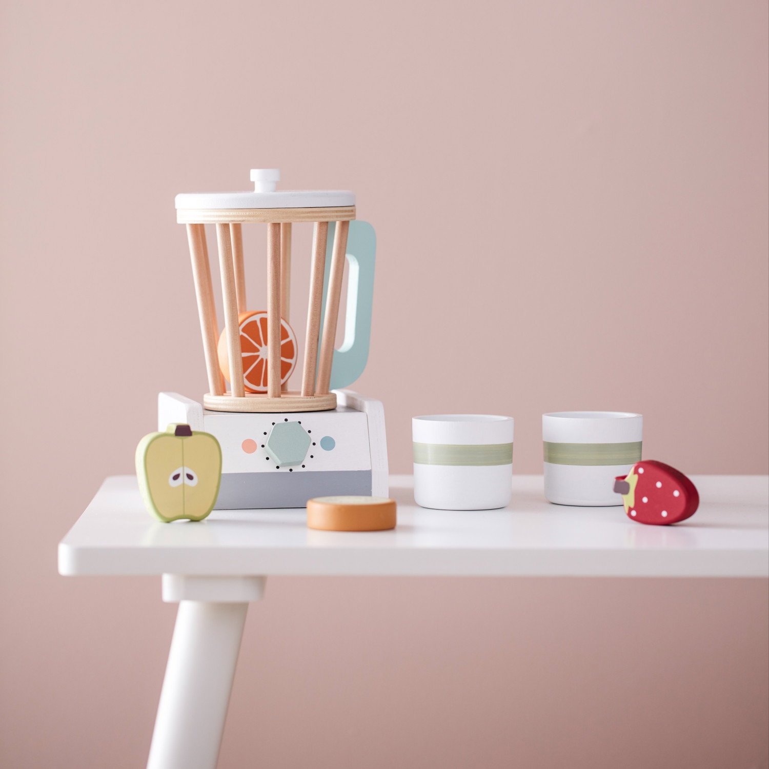 Дървен комплект Блендер с плодове