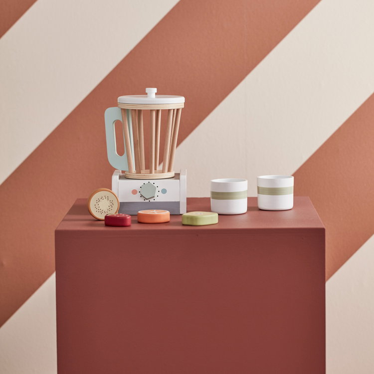 Дървен комплект Блендер с плодове