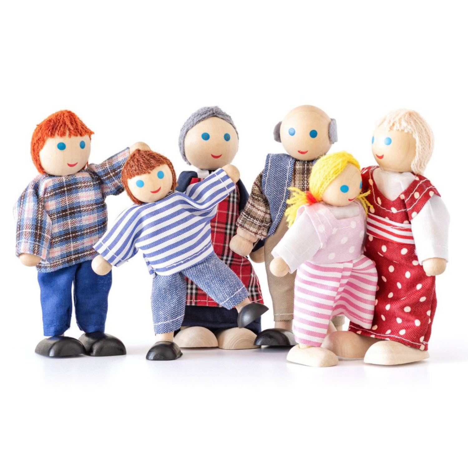 Семейство дървени кукли
