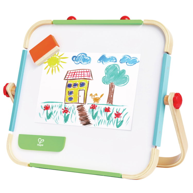 Дървена двустранна дъска Арт студио, Hape