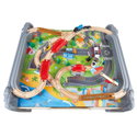 Железопътен комплект с маса и 70 части, Hape