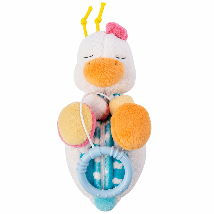Музикалната мека бебешка играчка Гъска NICI