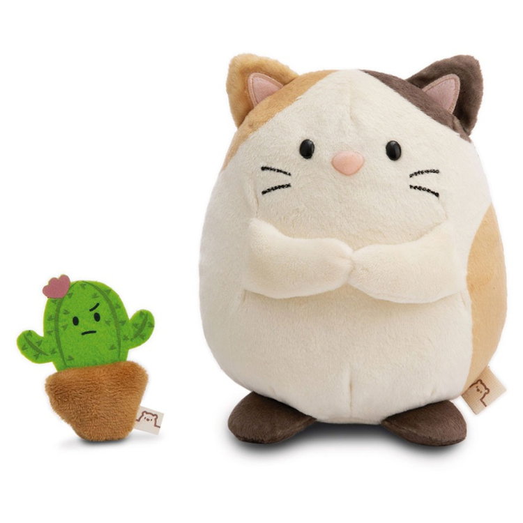 Мека играчка коте Анджи с кактус
