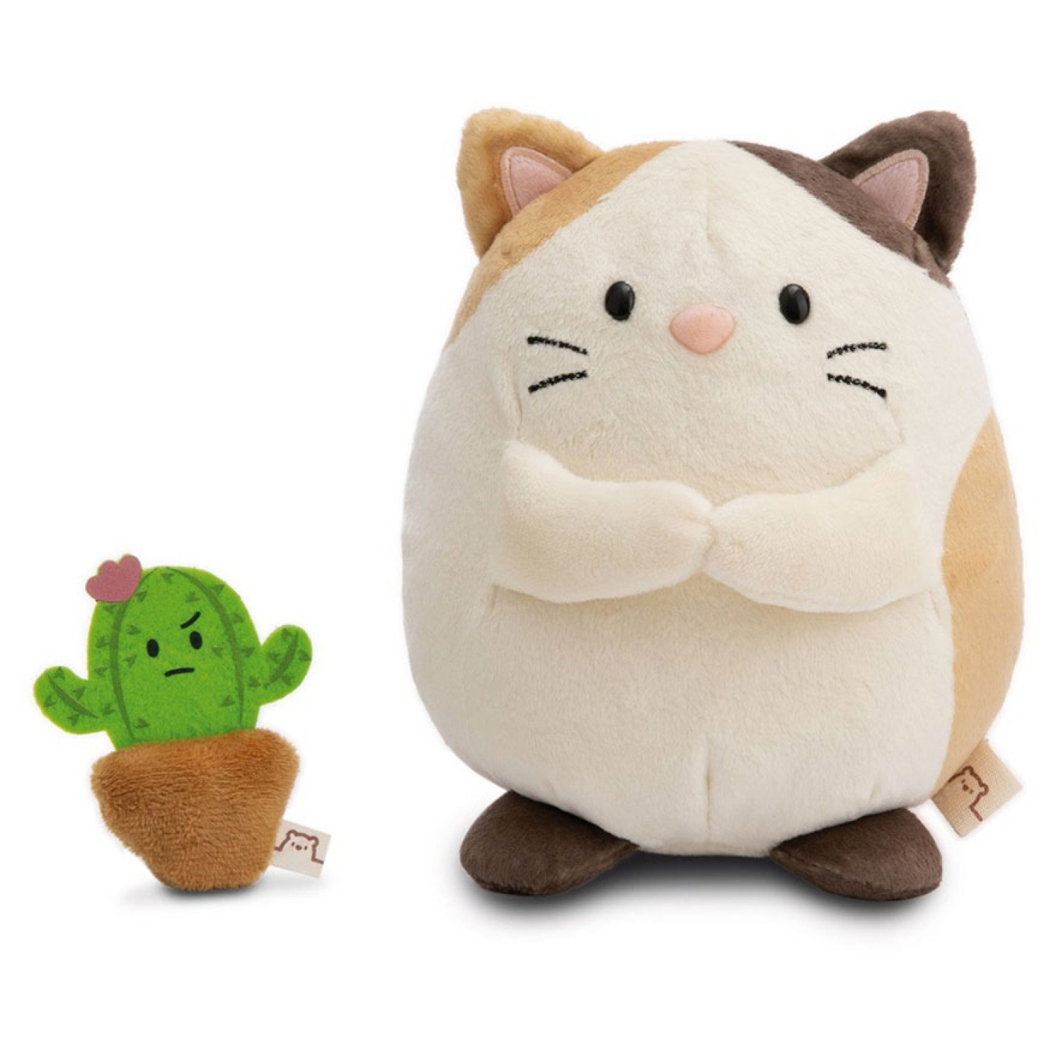 Мека играчка коте Анджи с кактус