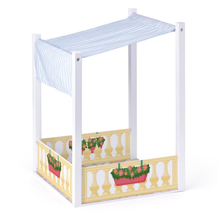 Дървена къща за кукли с асансьор Малибу