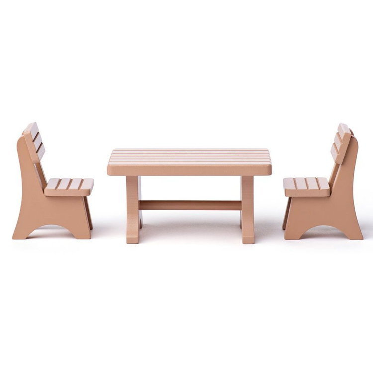 Дървена къща за кукли с асансьор Малибу