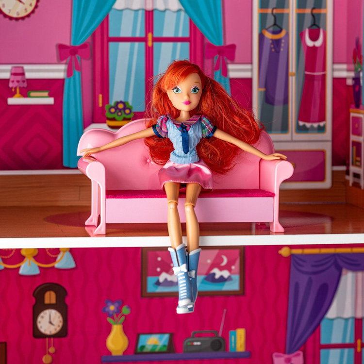 Дървена къща с обзавеждане и асансьор, Мирабела