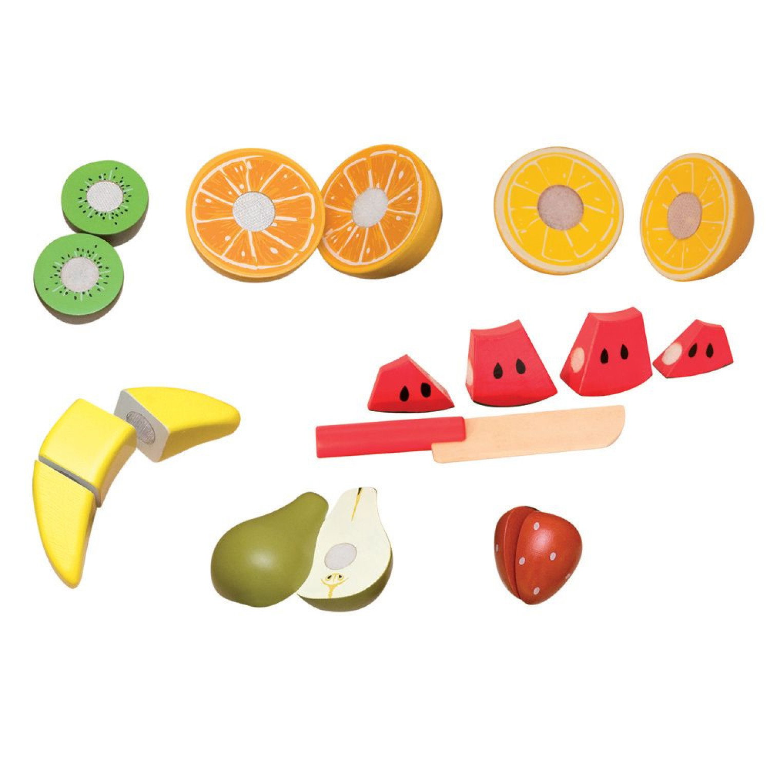 Дървени плодове за рязане в щайга