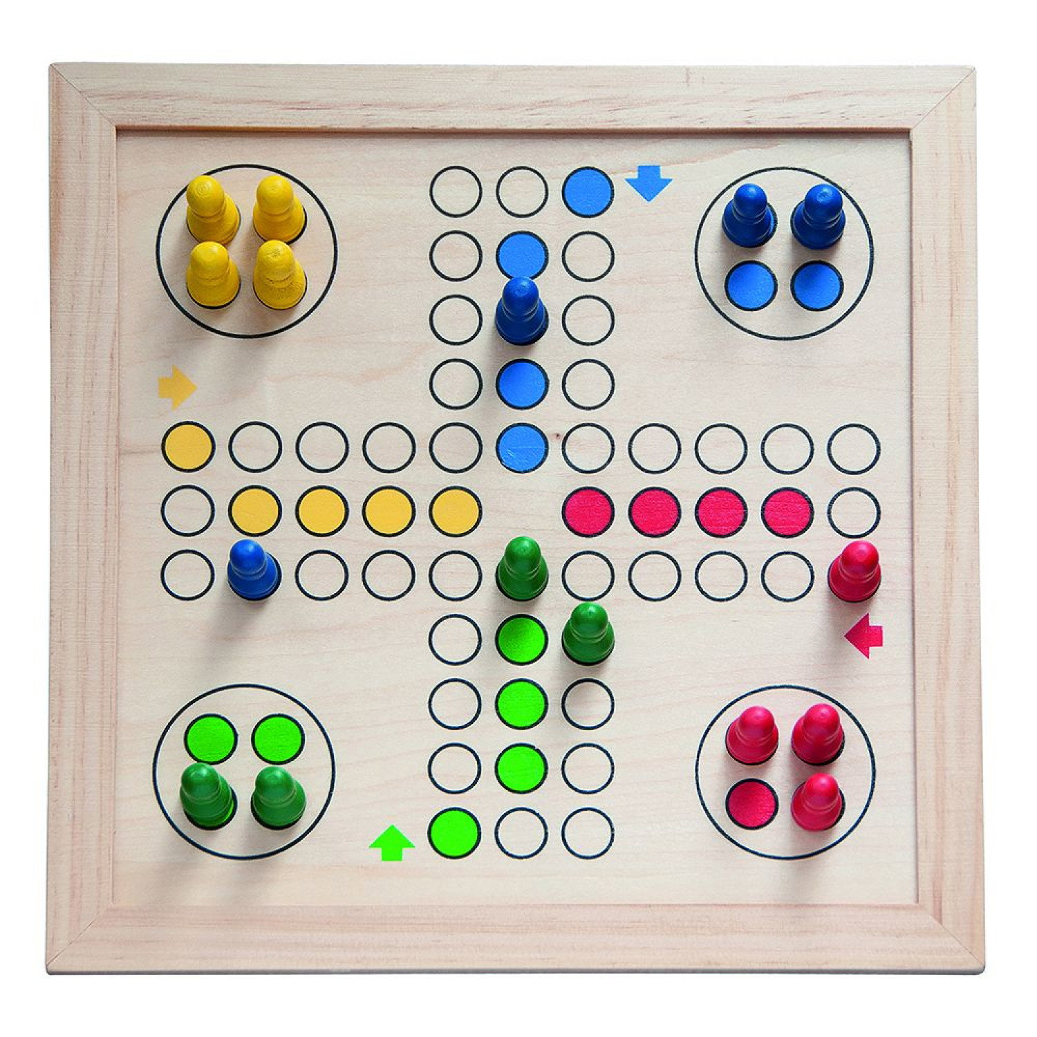 Дървен комплект класически настолни игри