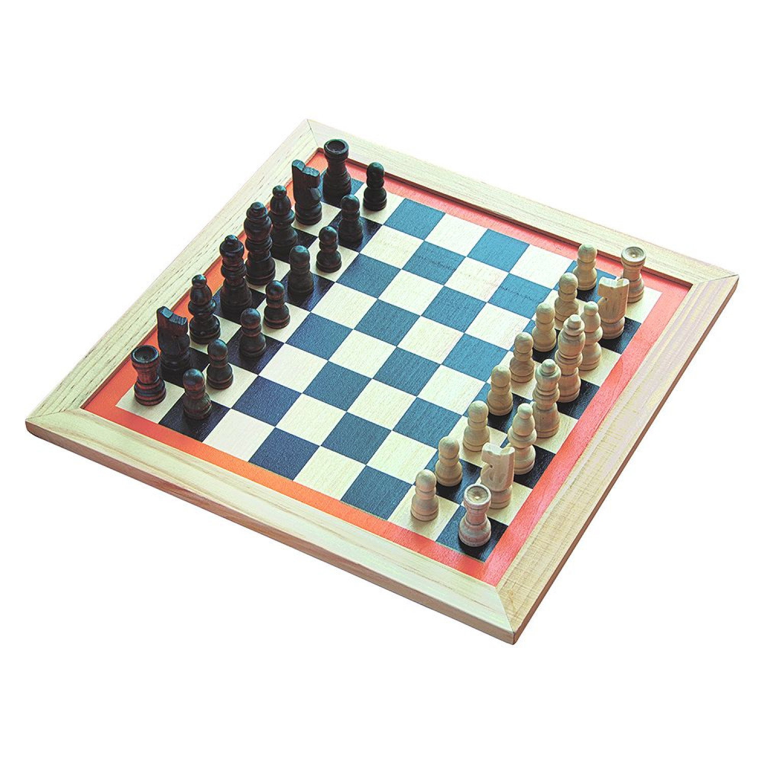 Дървен комплект класически настолни игри