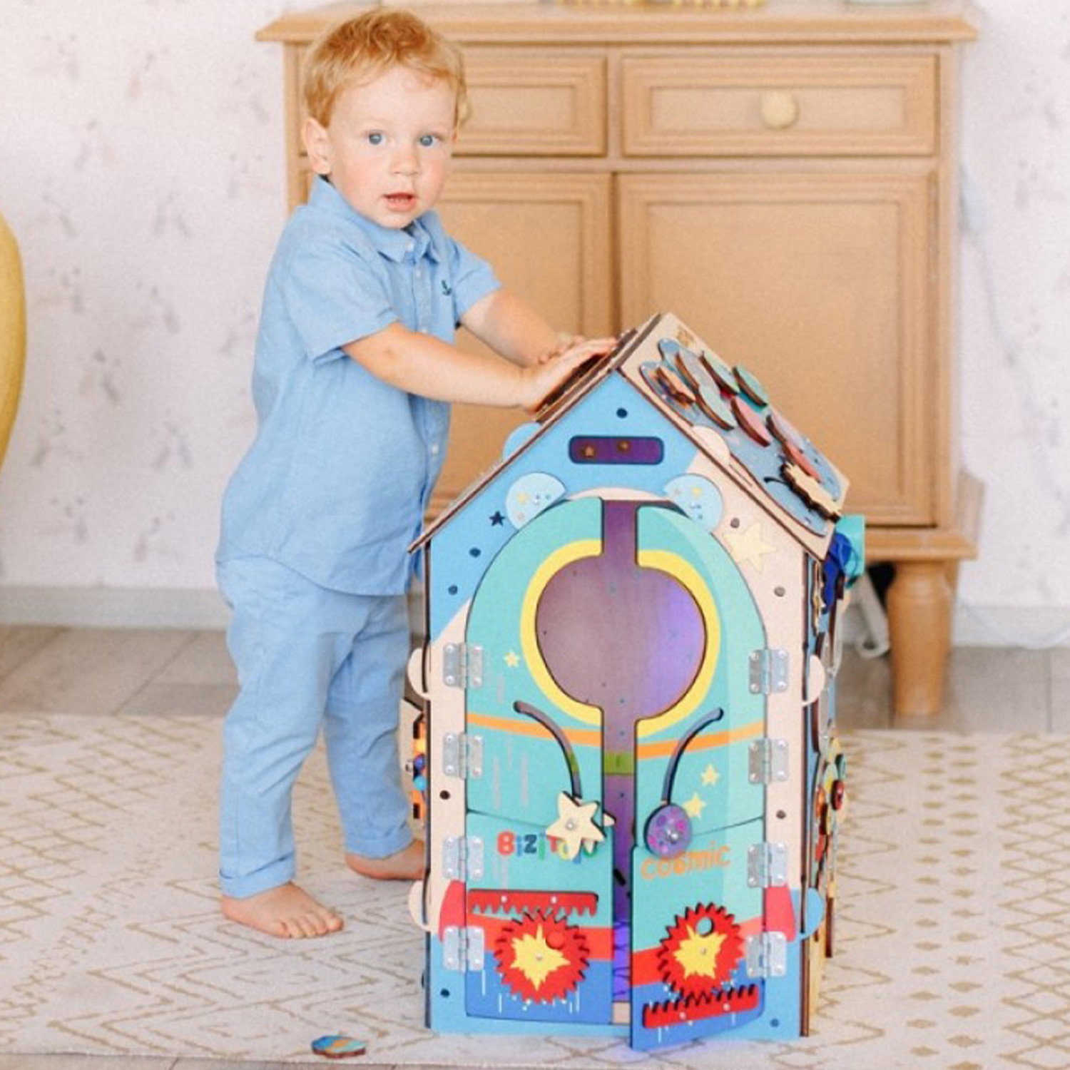 Образователна Къщичка с LED осветление Космос