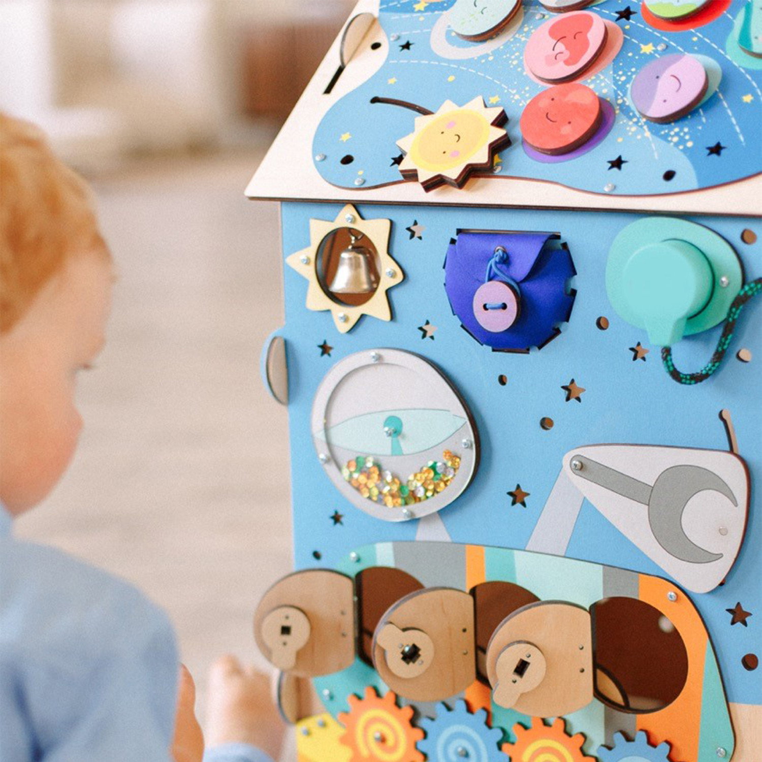 Образователна Къщичка с LED осветление Космос