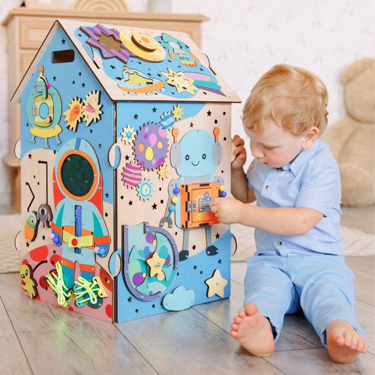 Образователна Къщичка с LED осветление Космос