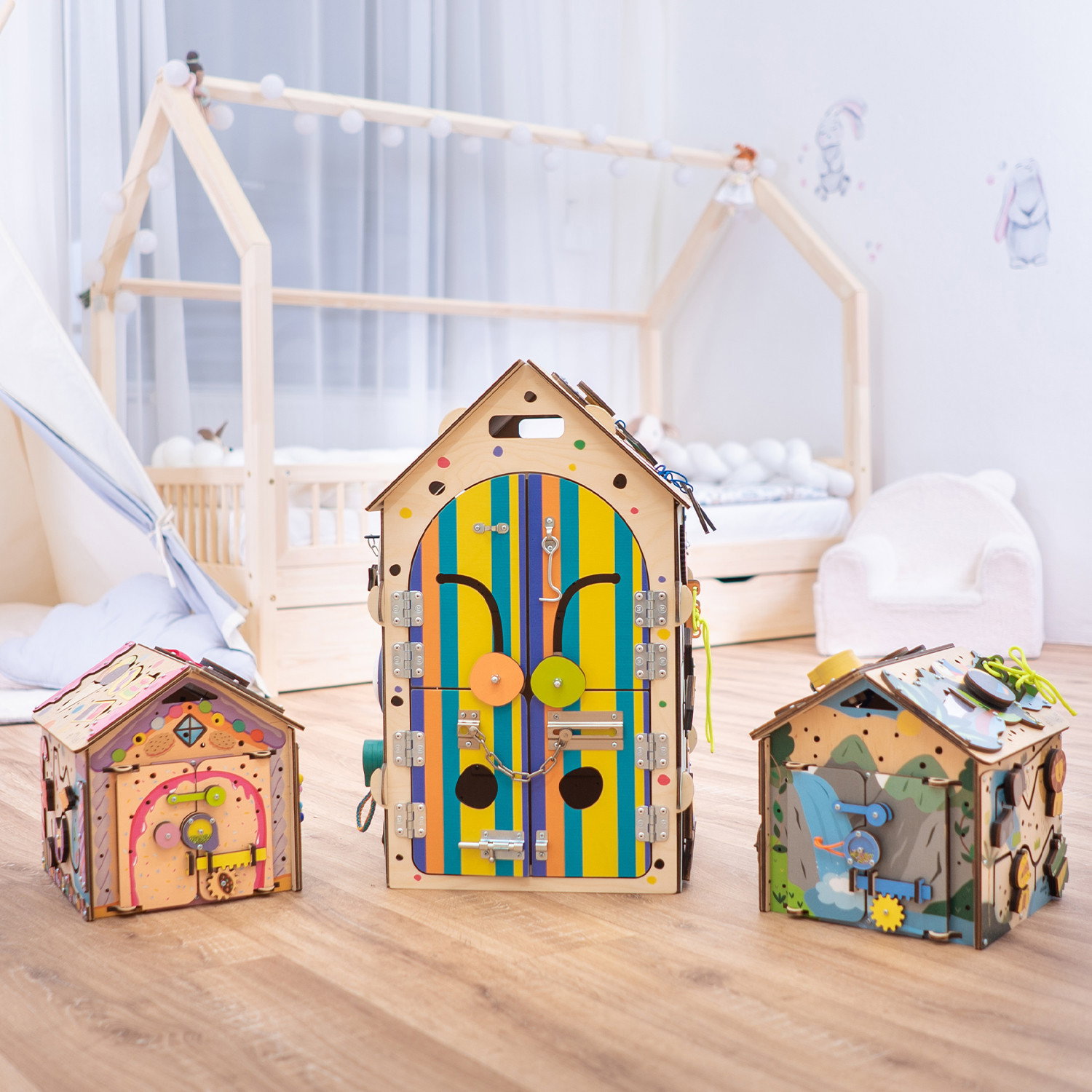 Образователна Къщичка с LED осветление ZOO