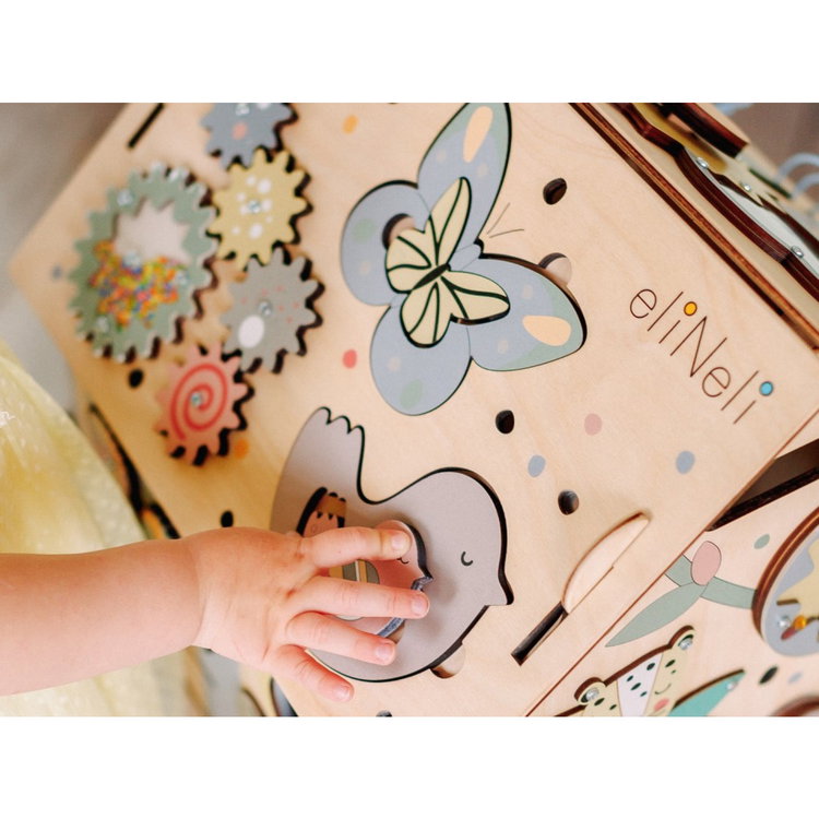 Образователна Къщичка с LED осветление ZOO пастел