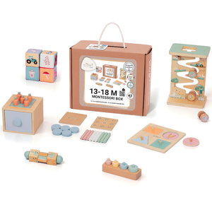 Образователна кутия Монтесори 13-18 месеца