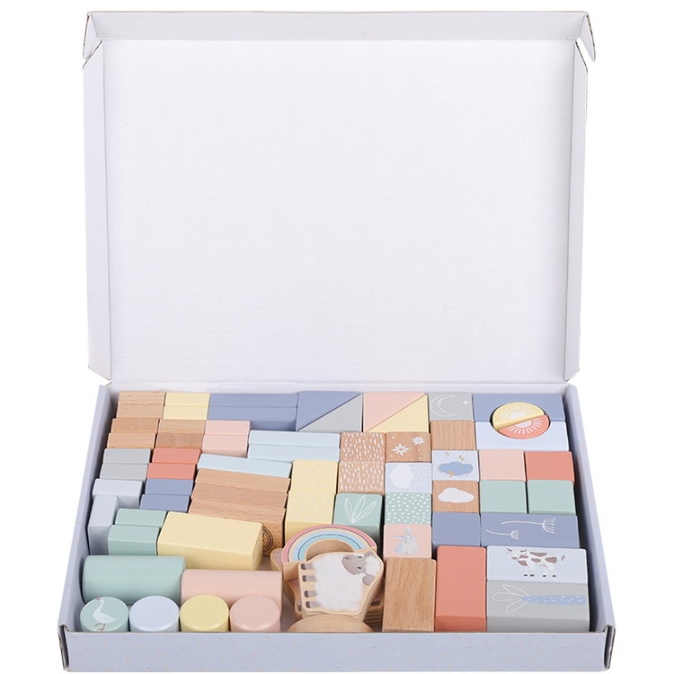 Дървен конструктор Ферма, 70 части