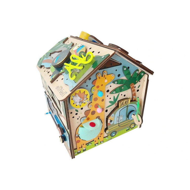 Образователна Къщичка с LED осветление Safari